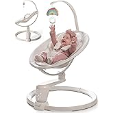Grownsy Baby Swings for Infants, Dual Motion Side-to-Side & Front-to-Back | Baby Swing Rocker with 5 Speeds and Built-in Musi