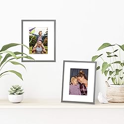 Americanflat 8x10 Picture Frame in Grey - Use as