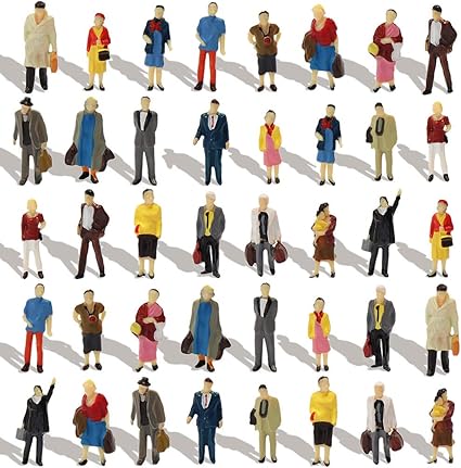 P8712 40pcs All Standing Pose Figures 