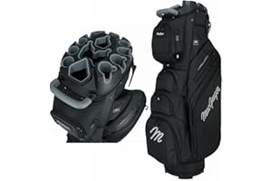 MacGregor MACLOCK Ultimate Divider System Cart Bag with 14 Way Organizer Divider Top and Individual Club Locking Slots
