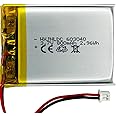 HXJNLDC DC 3.7V 800mAh 603040 Rechargeable Lithium Polymer Replacement Battery for DIY 3.7-5V Electronic Product