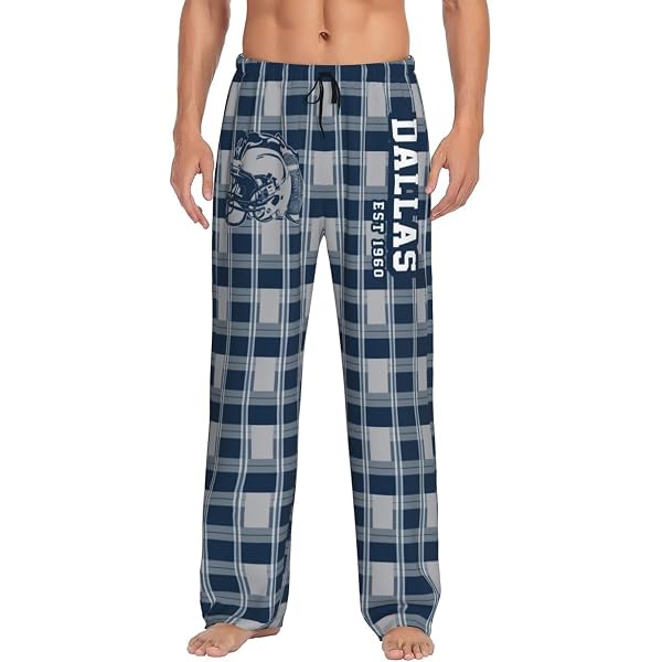 FOCO Buffalo Bills Men's Scatter Pattern Pajama Lounge Pants - Officially Licensed NFL Team Apparel
