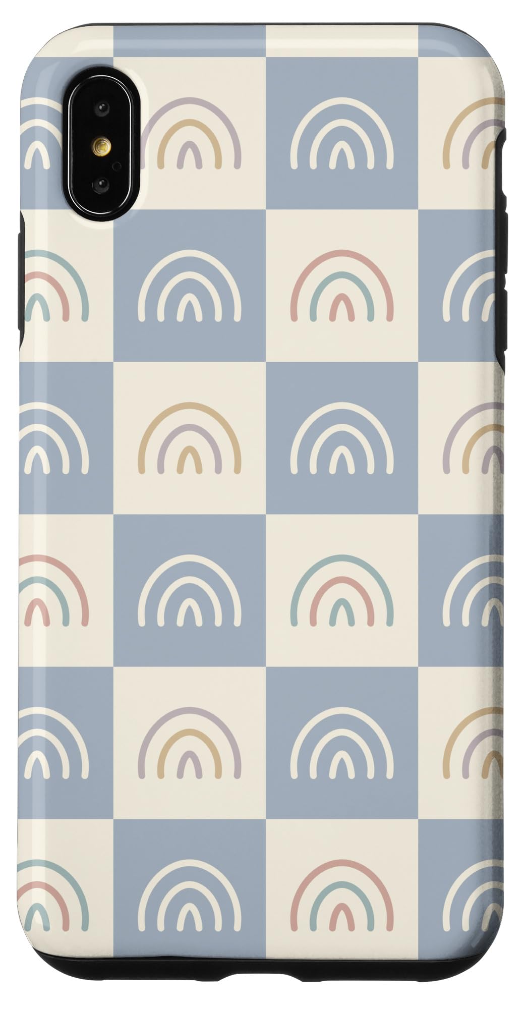 iPhone XS Max Minimalist Rainbow Pattern Case