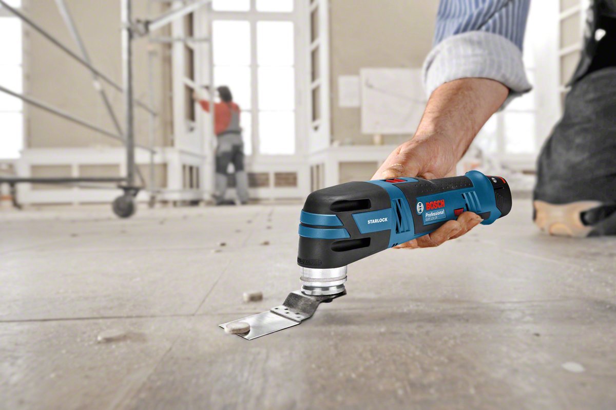 Bosch Professional 12V System Akku Multi-Cutter GOP 12V-28 (inkl. 1x Starlock BIM Tauchsägeblatt, ohne Akku/ Ladegerät) 4
