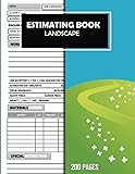 Estimating Book Landscape: Designed For Lanscapers