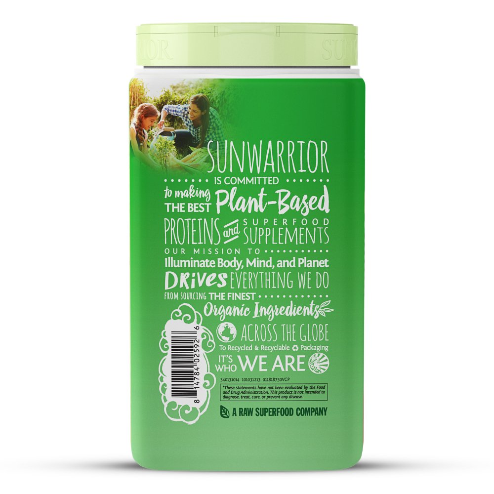 SUNWARRIOR Organic Brown Rice Protein Vanilla, 26.45 Ounce: Health & Personal Care