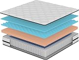 Twirest Double Mattress Hybrid Memory Foam Spring 7-Zone 135x190x22cm view 3