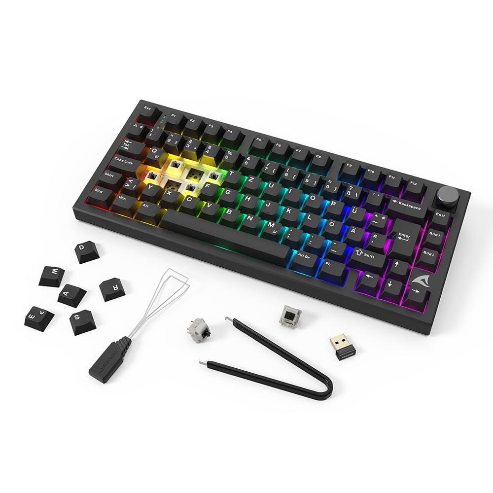 Sharkoon Skiller SGK55W, Kabellose Gaming Tastatur 5