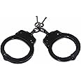 Heartland GreatDeals Double Locking Steel Hand Cuffs Police Handcuffs - Black