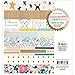 Crate Paper Market Patterned Paper Pad, 6 by 6-Inch