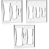 Nuanchu 9 in 3 Butterfly Router Templates for Woodworking Bowtie Router Jig Kit Decorative Jigs and Templates Butterfly Inlay Tools Accessories