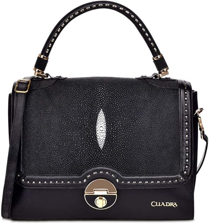 Cuadra Women's Bag in Genuine Stingray Leather Black Buy Online at