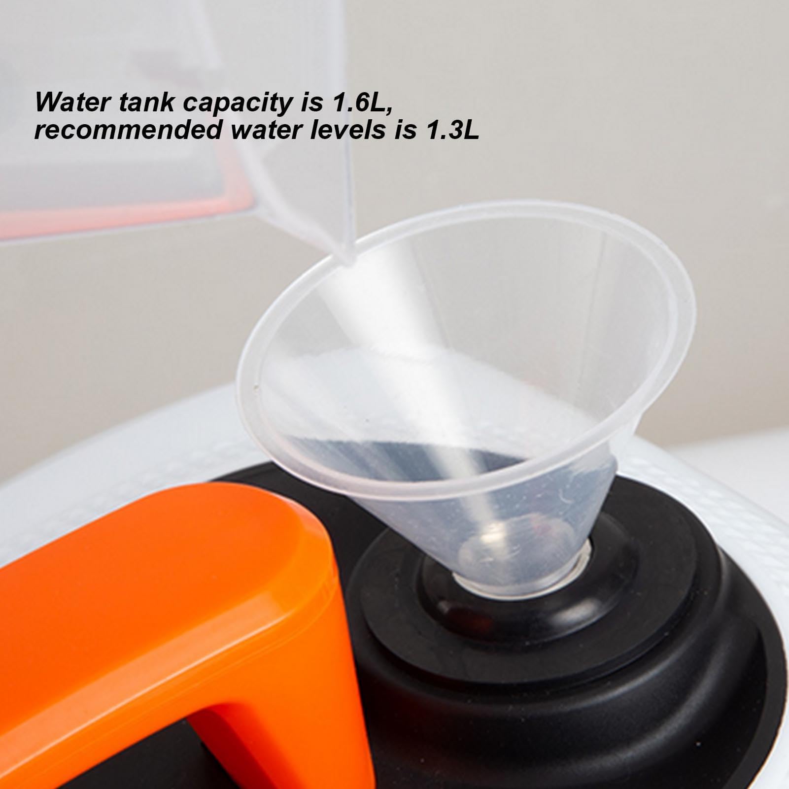 XHTLLO Steam Cleaner, Large Capacity High Pressure Steamer for Cleansing, 320°F or 160°C High Temperature Steam Car Steamer, for Upholstery, Kitchen, Carpets, Grout and Tile(US 110-120V)