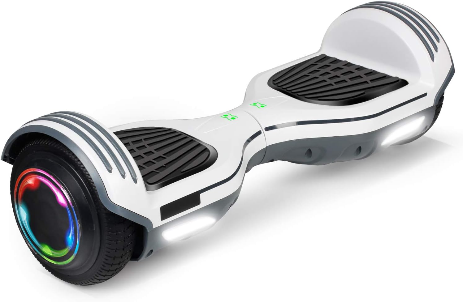 SISIGAD Hoverboard Self Balancing Scooter 6.5" Two-Wheel Self Balancing Hoverboard with Bluetooth Speaker and LED Lights Electric Scooter for Adult Kids Gift UL 2272 Certified - Pure Color Series