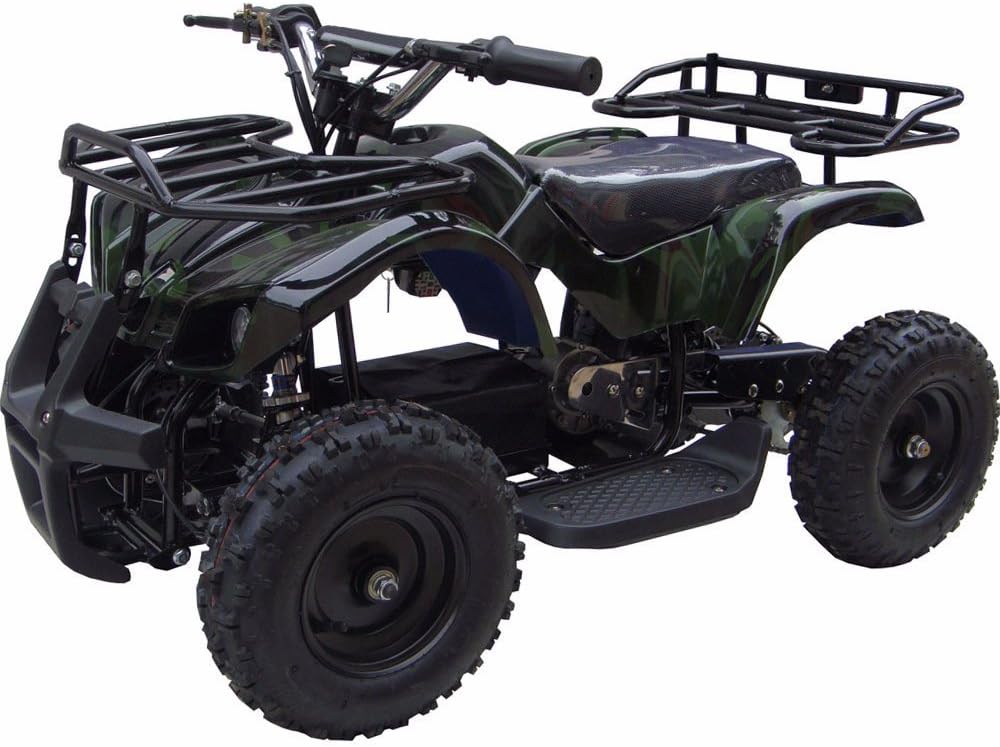MotoTec 24v Kids ATV v4 in Camo Green