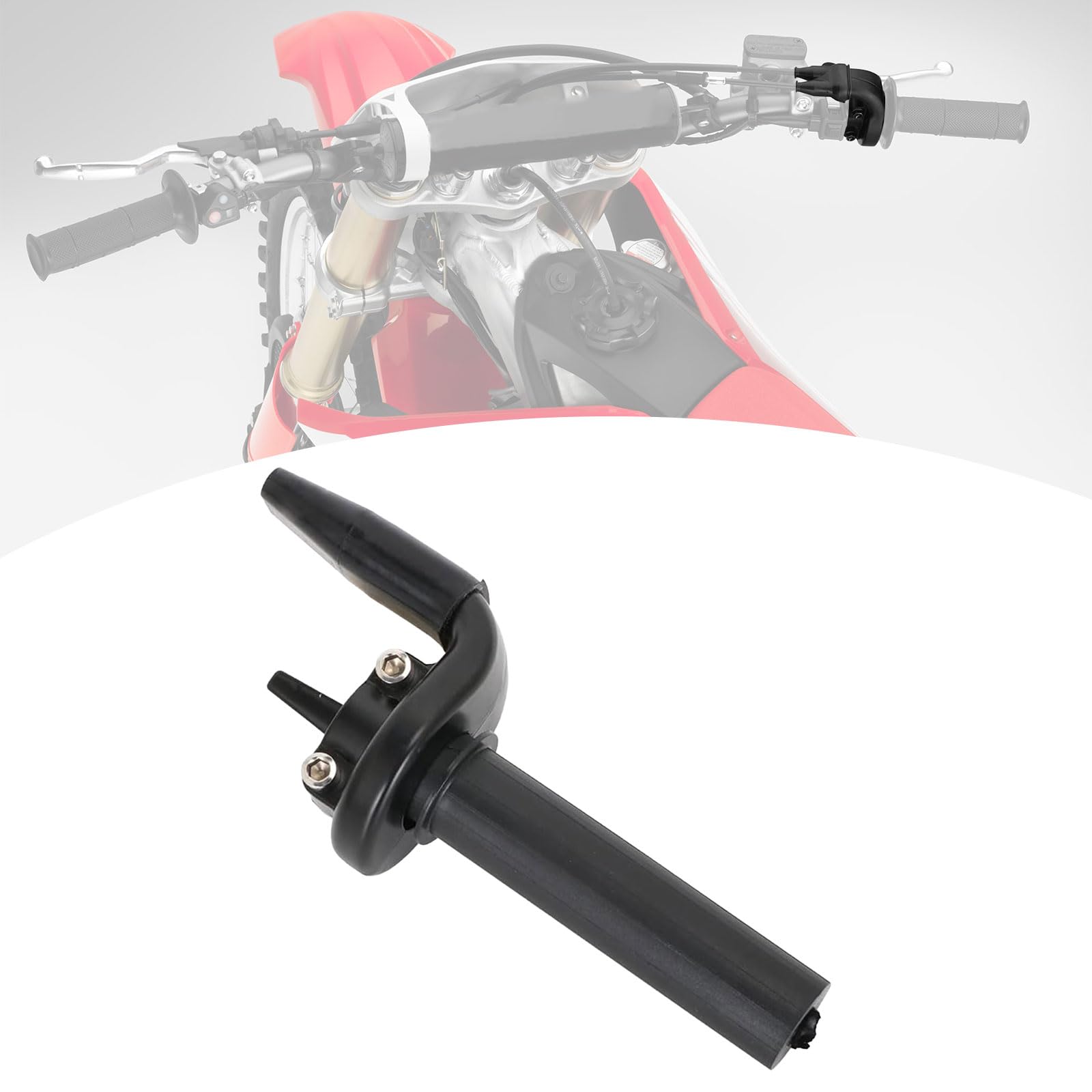 Photo 1 of Dirt Bike Throttle Tube Handle Twister for CRF250R 2004-2014 CRF450R 2002-2014 CRF250X CRF450X 2004-2014 Black
