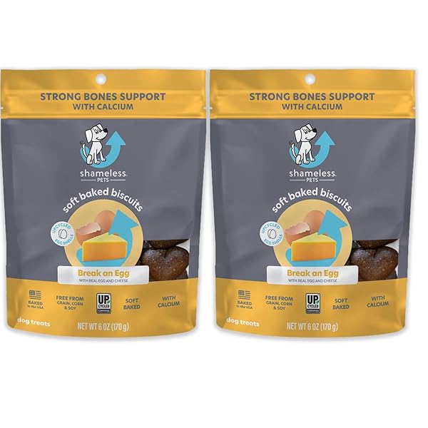 SHAMELESS PETS BREAK AN EGG SOFT-BAKED BISCUIT, 6 OZ
