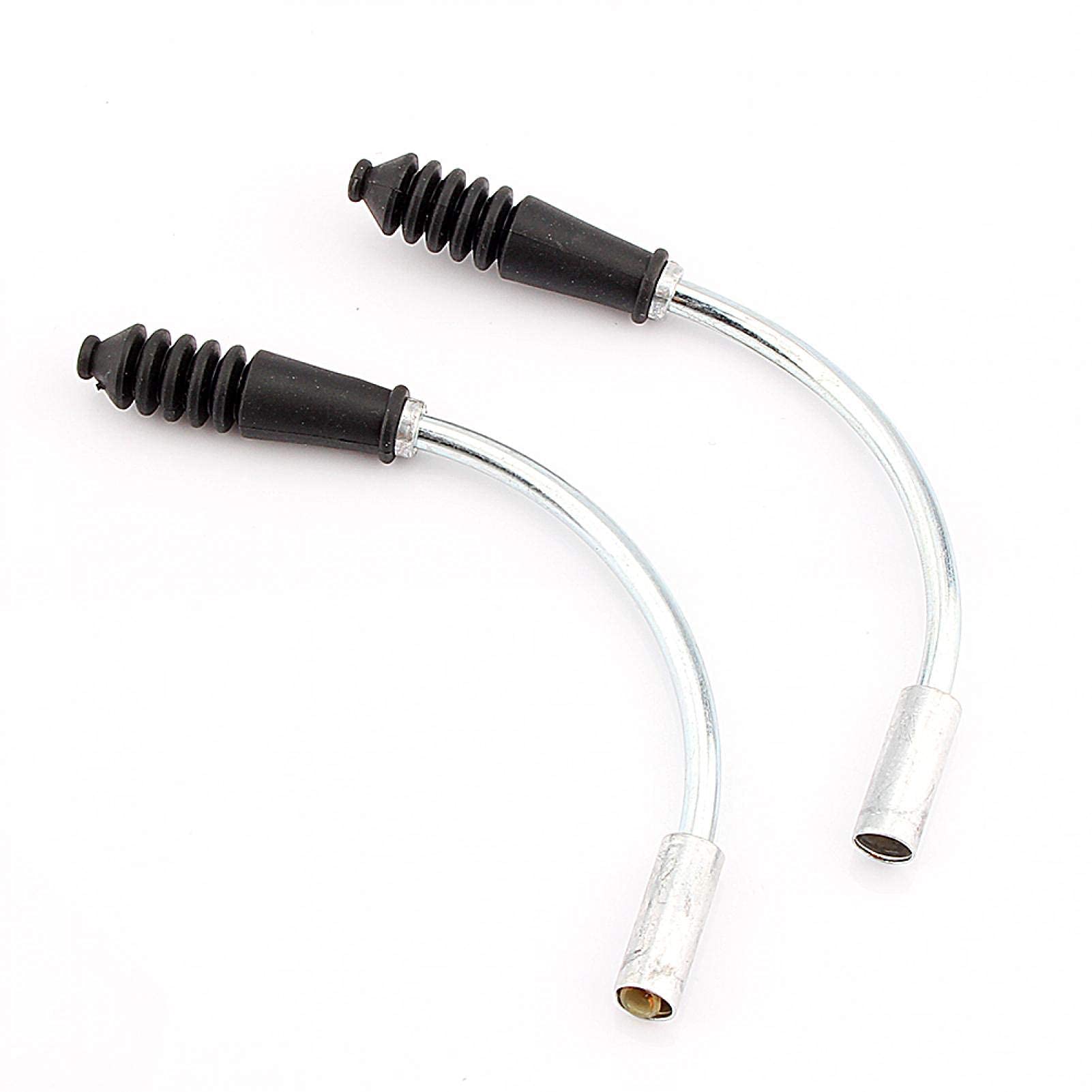 Alomejor 110 ° Bend Mountain Bike V Brake Noodles Cable Bend Tube Pipe Plastic Sleeves Boots Protector Hose JS