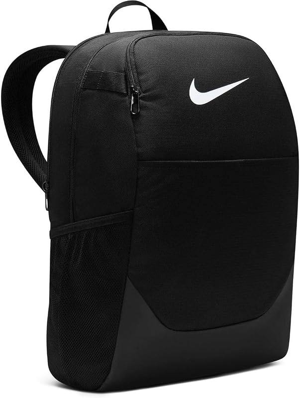 DH7709-010 Nike Brasilia 9.5 Sportrucksack Unisex Schwarz/Weiss, M, 24L, Einheitsgröße