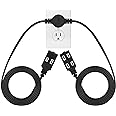 Twin Extension Cord Power Strip 13Ft, Double Extension Cord Splitter for Indoor Use-13 Feet Cord-6.5 Feet on Each Side - Flat Head (Wall Hugger) Outlet Plug - 6 Polarized Outlets with Safety Cover