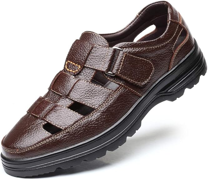 Men Business Working Office Sandals Man Summer Breathable Synthetic