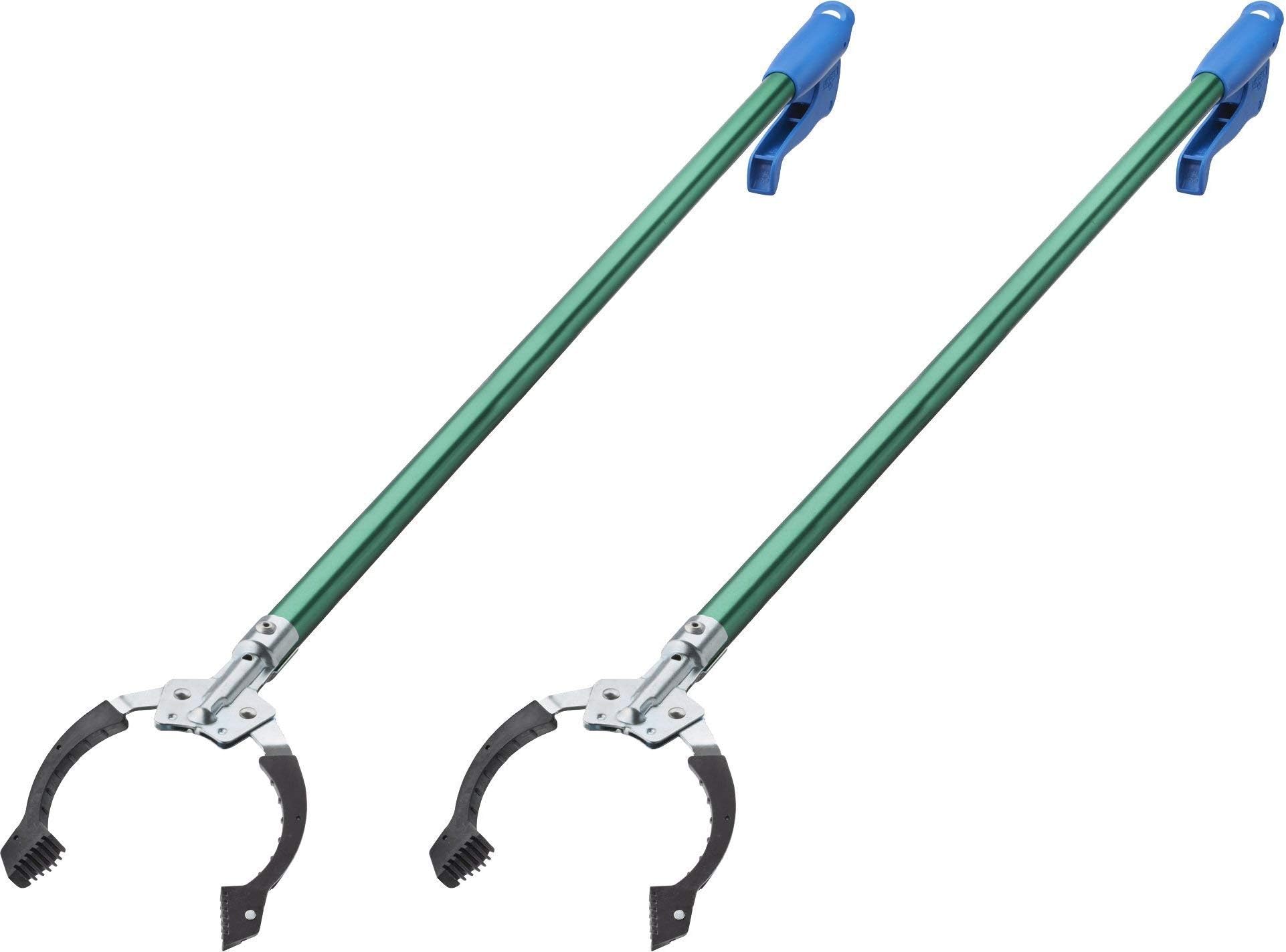 Unger Professional Nifty Nabber Reacher Grabber Tool and Trash Picker, 36", 2 Pack