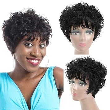 african american wigs human hair short
