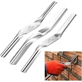 Otoolling 3pcs Tuck Pointing Tools, 1/2"X 3/8",1/2"X 5/8",3/4x7/8" | Double Ended Masonry Jointer, Concrete Brick and Block, Straightener Tool Wall, for Cement Pointing Trowel Tuck Tools