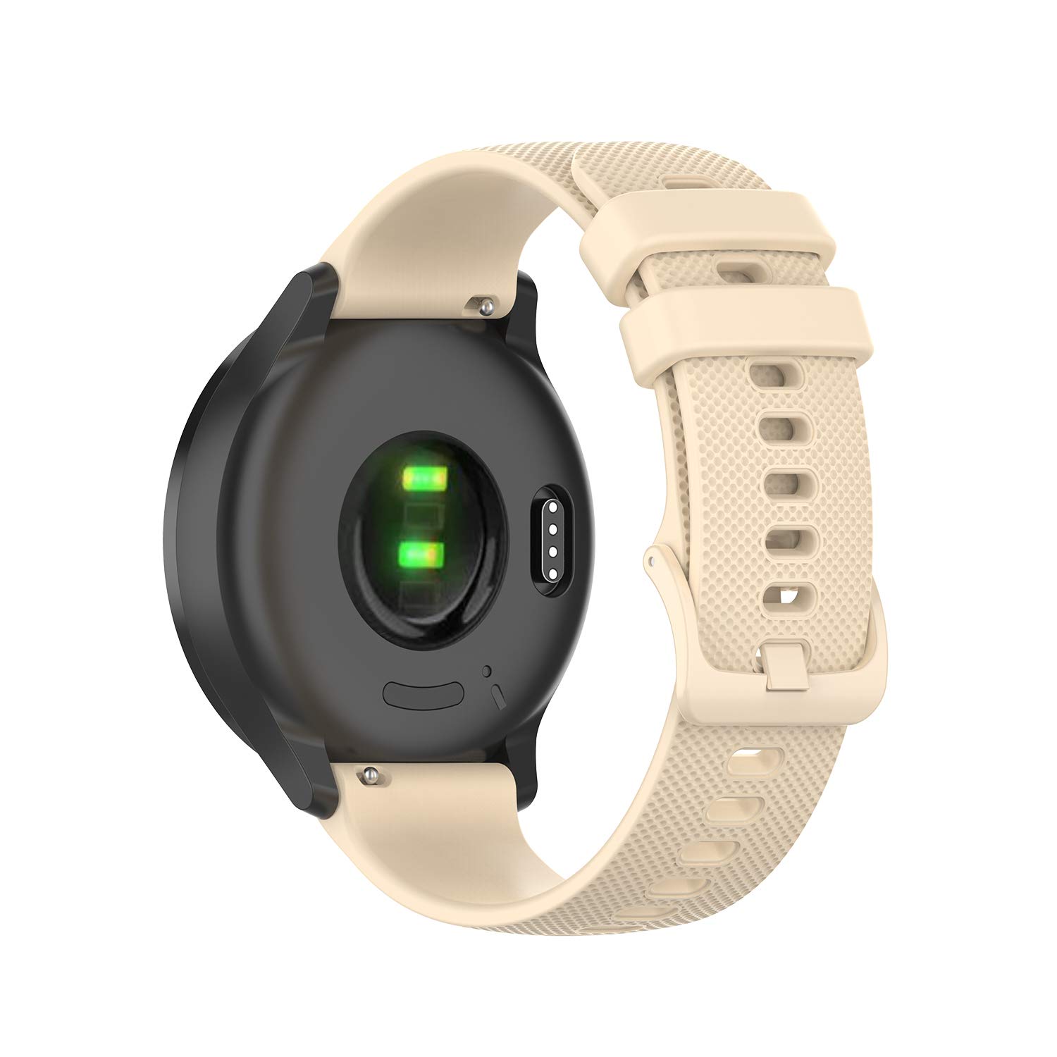 REYDA Silicone Strap Compatible for Garmin Approach S12/S40/S42/S44/S50, 20mm Quick Release Watch Strap Soft Silicone Bracelet Wristband Replacement Band for Garmin D2 Air/D2 Air X10/Vivoactive 6/5/3