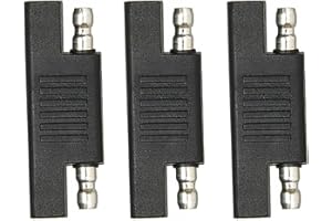 UrbanHui Secure Connection With For SAE Polarity Reverse Adapter, Correct Polarity For Quick Disconnect Extension Cable(3PCS)