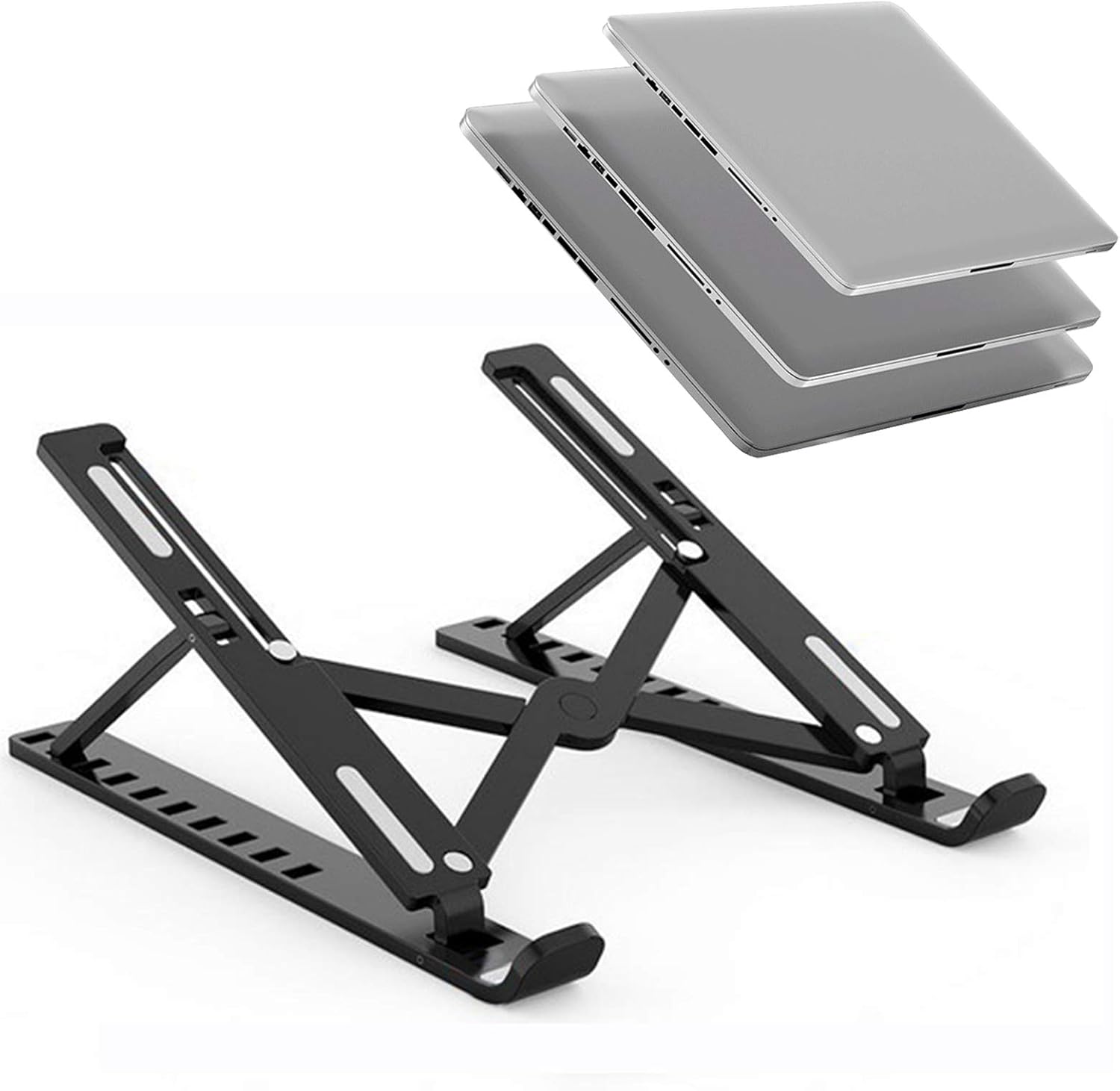 Laptop Computer Stand Holder, Foldable Portable Laptop Cooling Desk