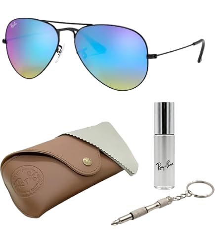Amazon.com: Ray-Ban RB3025 Classic Aviator Sunglasses, Gold Matte