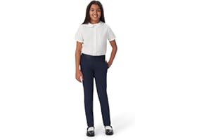 French Toast Girls' Slim Fit Stretch Twill Pant
