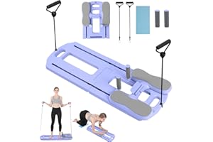 GZJ Pilates Board, 2025 Pilates Reformer Set, Multifunctional Abdominal Board, Portable Ab Core Trainer, Foldable Pilates Reformer Board for Home