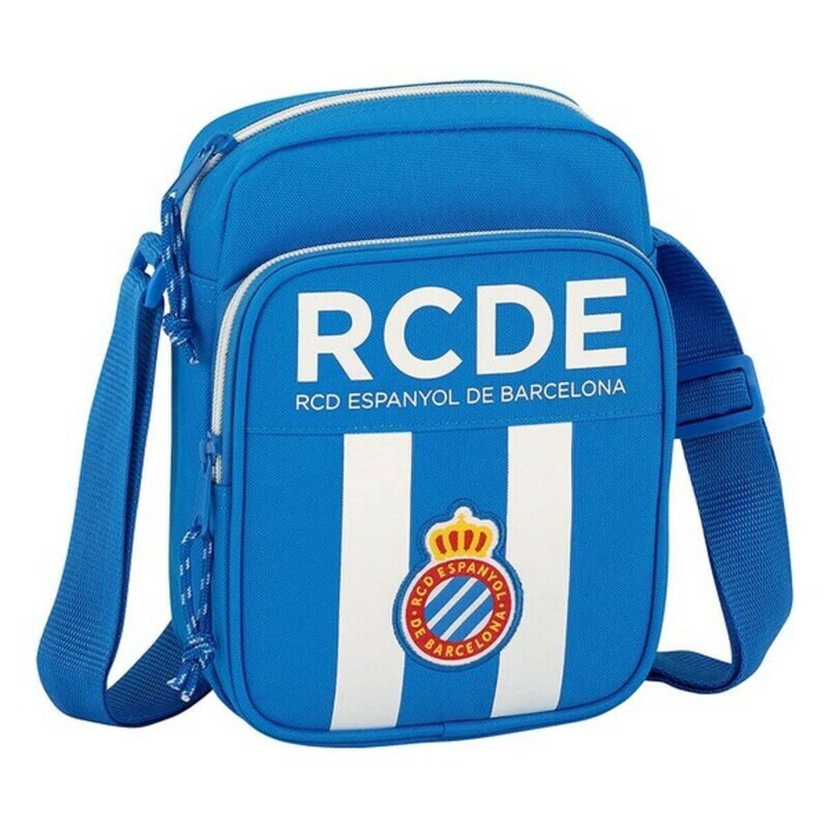 R.C.D. Espanyol Official Shoulder Bag with Outer Pocket