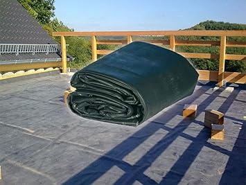 Rosis Garten Epdm Folie 3 05 Meter X 6 Meter 1 14mm Starke Fur Carport Garage Dach Dachbegrunung Amazon De Haustier