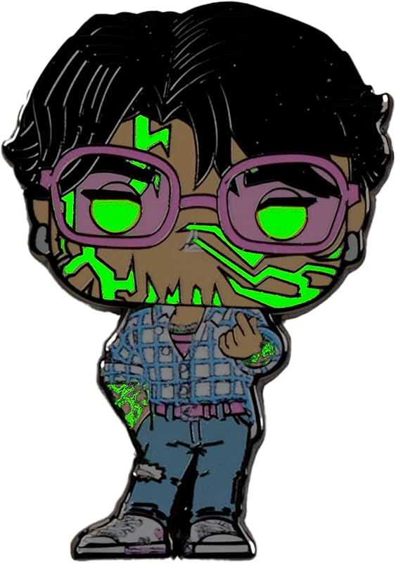 Loungefly Blind Box Pins: KPop Demon Hunters - 1 of 6 to collect - Mystery Pins - Styles may vary - Rumi, Zoey, Mira, Derpy, Jinu with Chase (Glowing Demon Marks)