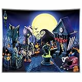 ZTHMOE 10x8ft Halloween Nightmare Themed Party