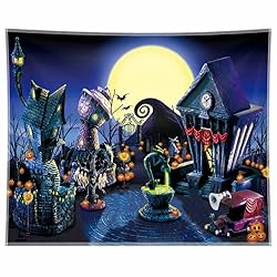 ZTHMOE 10x8ft Halloween Nightmare Themed Party