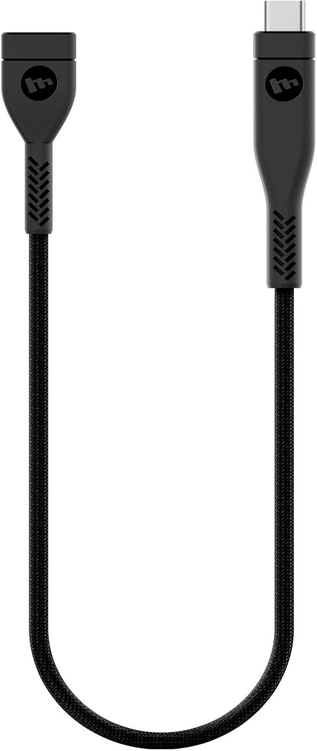 mophie PRO 3.0 USB C-A Adapter - Black - Image 3