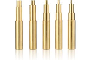 HanTof 5Pcs Heat-set Insert Tips for M2,M2.5,M3,M4,M5 Threaded Inserts, Compatible with 900M T18 ST Hakko FX-888D/FX600 and Weller SP40NKUS/WLC100 Soldering Irons Tips, for Connecting 3D Printed Parts