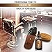 BEARD GROOMING TRIMMING GROWTH KIT+Pouch+Gift Box+Beard Oil Unscented Organic Argan & Jojoba Oil+Stainless Steel Scissors+5