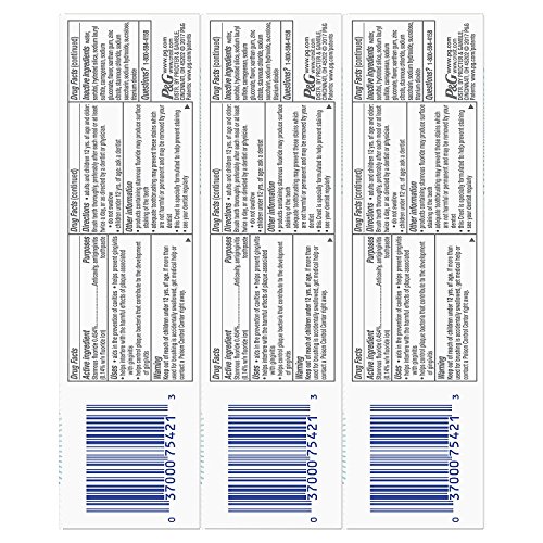 Crest Gum Detoxify Deep Clean Toothpaste Triple Pack, 12.3 Ounce