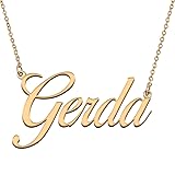 HUAN XUN Customized Custom Simple Any Name Necklace