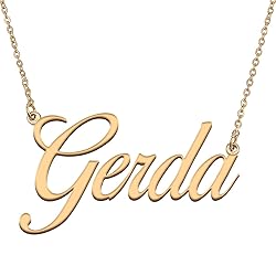 HUAN XUN Customized Custom Simple Any Name Necklace