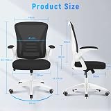 naspaluro Office Desk Chair High Back Ergonomic Mesh Chair with Adjustable view 7