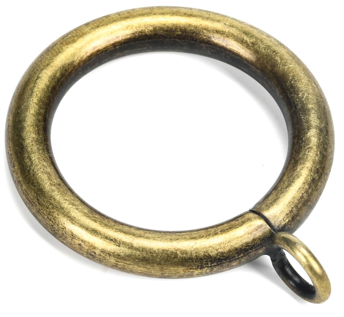 Photo 1 of Thick Metal Curtain Rings, 1.25-Inch Inner Diameter, 0.24-Inch Wire Diameter (Antique Brass-40pcs)