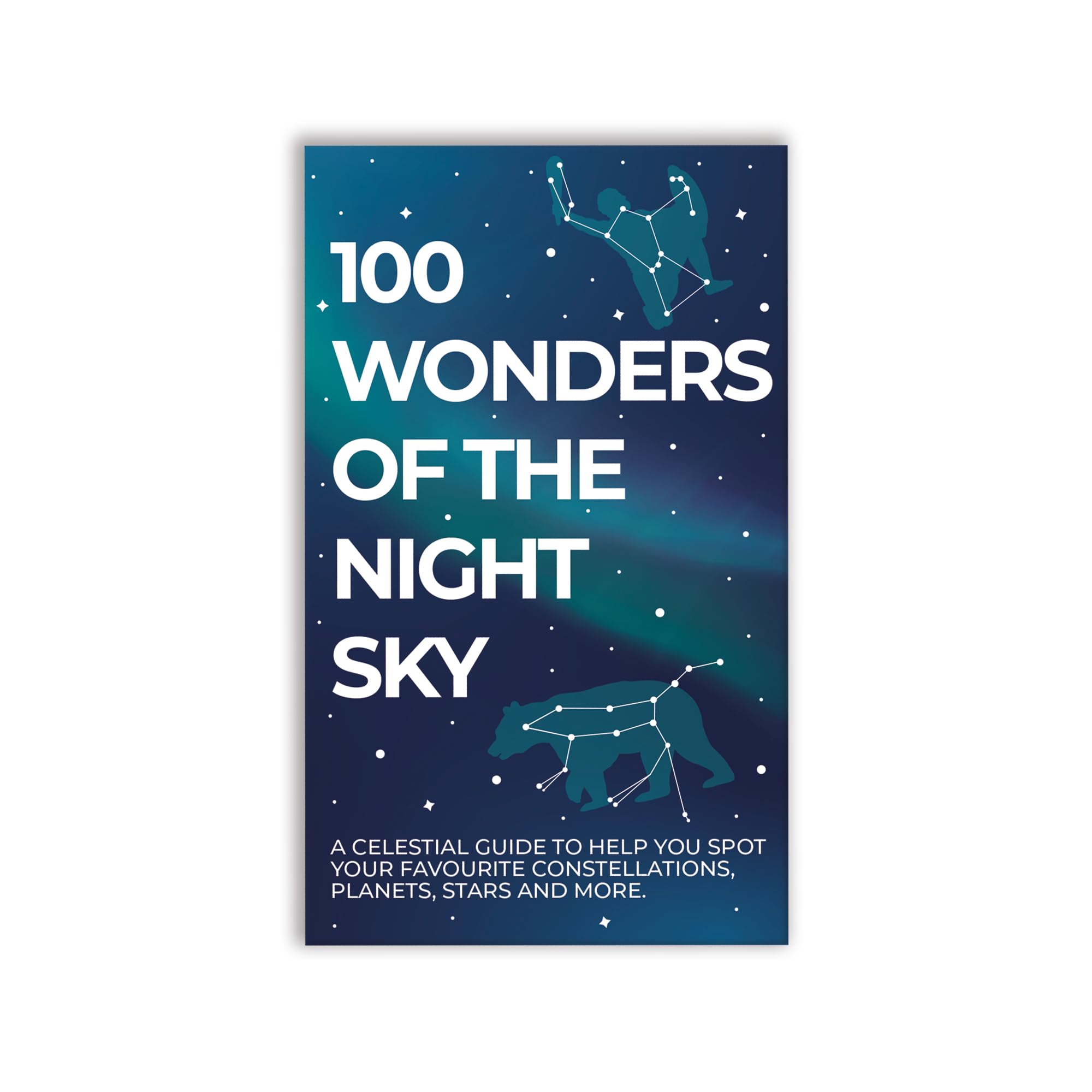 Gift Republic 100 Wonders of the Night Sky – Celestial Guide Card Pack for Stargazers | Spot Constellations, Planets & Stars for Astronomy Lovers, Blue