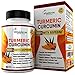 Turmeric Curcumin with Bioperine 1800mg.Highest Strength Anti-Inflammatory & Anti-Oxidant for Maximum Joint and Arthritic Pain Relief with 95% Standardized Curcuminoids.Non-GMO & Gluten Free Veg Caps