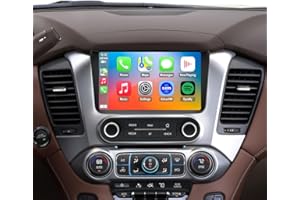 FUOSUC 4G LTE QLED Radio for GMC Yukon Chevrolet Chevy Tahoe Suburban 2015-2019 Non-Bose Upgrade,8-Core Touch Screen Stereo,Wireless CarPlay & Android